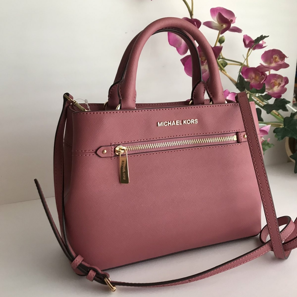 NWOT MICHAEL KORS HAILEE MEDIUM SATCHEL CROSSBODY - Picture 2 of 11